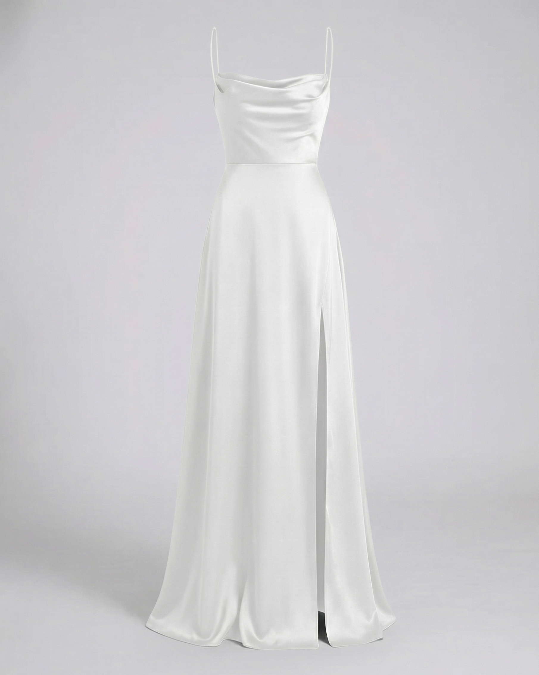 Mira Damen Maxikleid | Fließender Schnitt, Eleganter Beinschlitz 10