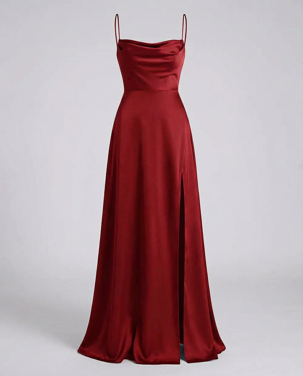 Mira Damen Maxikleid | Fließender Schnitt, Eleganter Beinschlitz 3