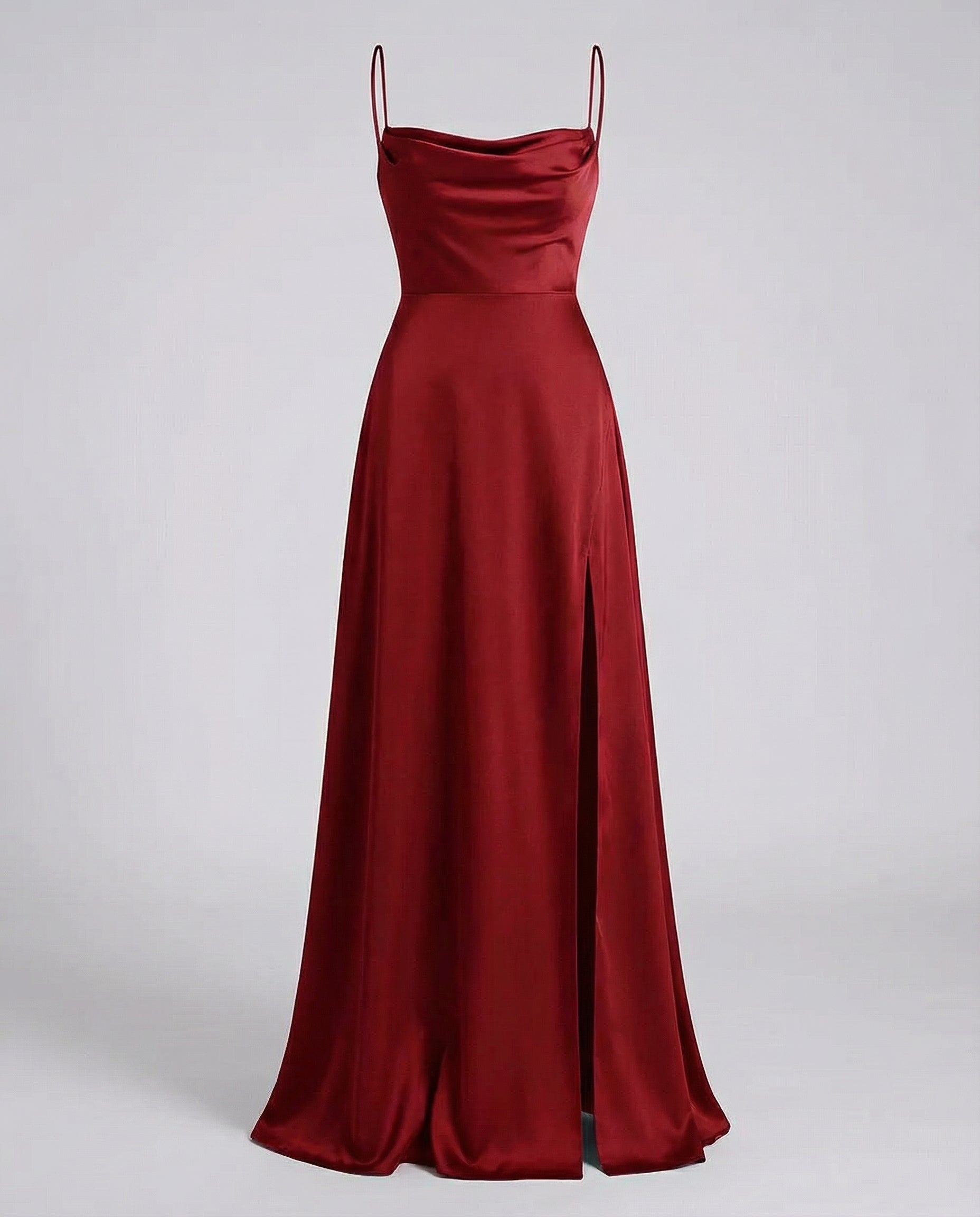 Mira Damen Maxikleid | Fließender Schnitt, Eleganter Beinschlitz 3