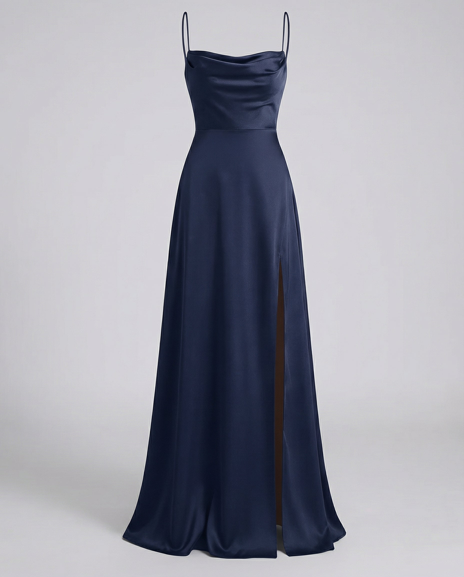 Mira Damen Maxikleid | Fließender Schnitt, Eleganter Beinschlitz 5