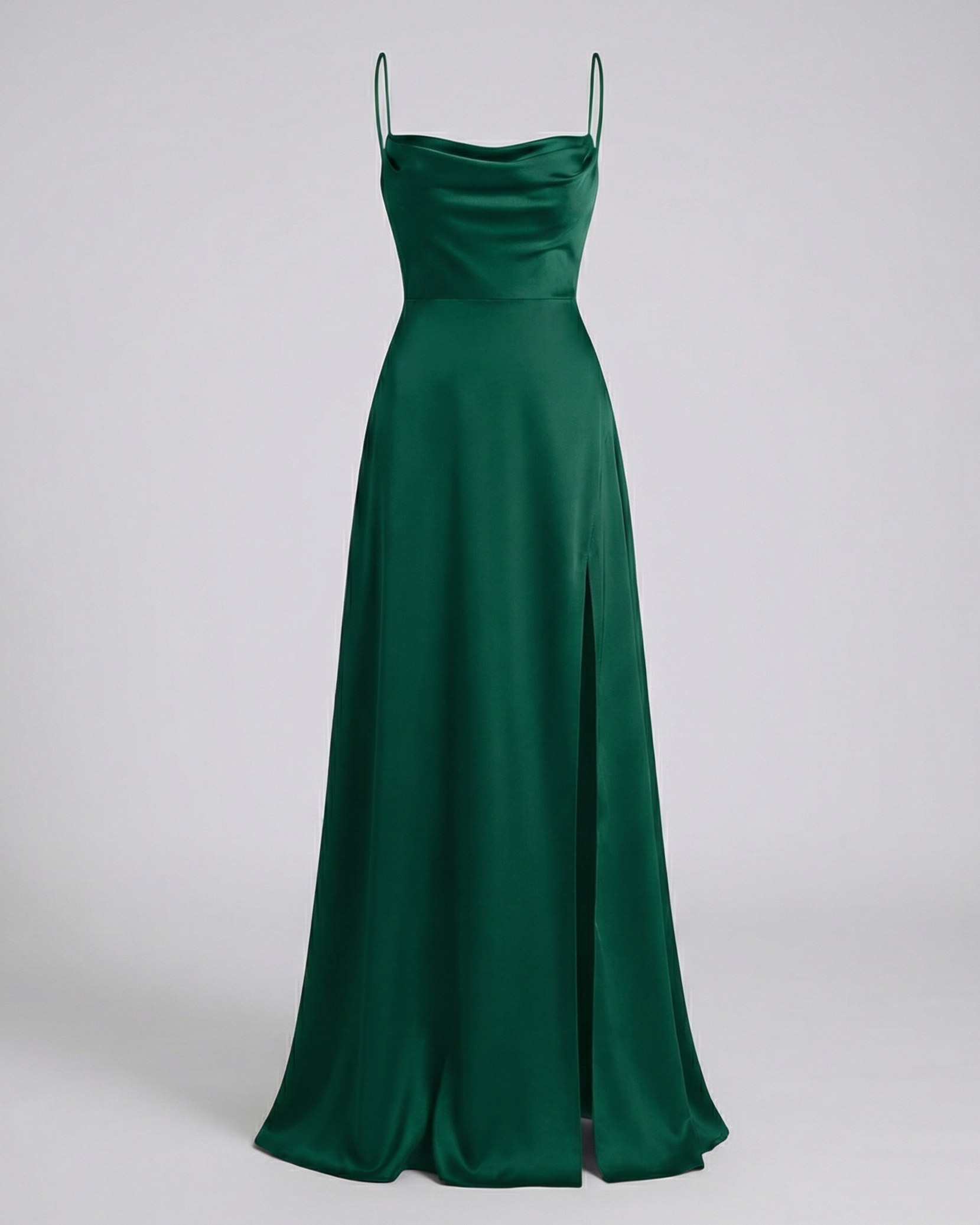 Mira Damen Maxikleid | Fließender Schnitt, Eleganter Beinschlitz 6