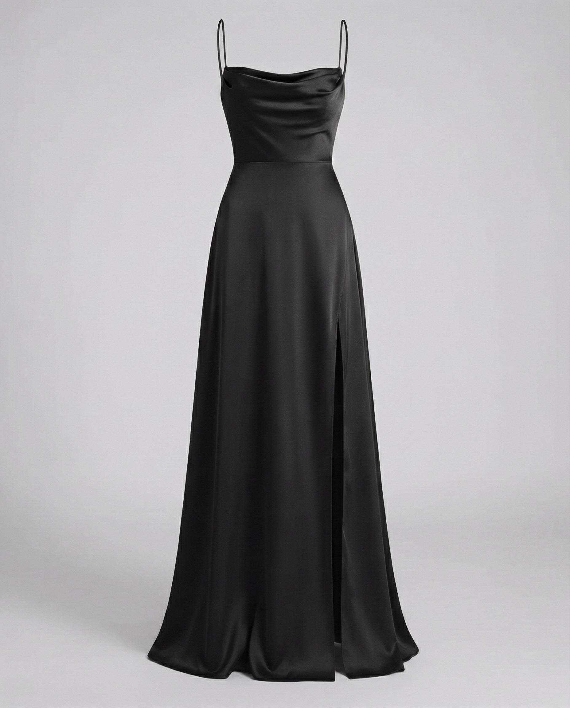 Mira Damen Maxikleid | Fließender Schnitt, Eleganter Beinschlitz 9
