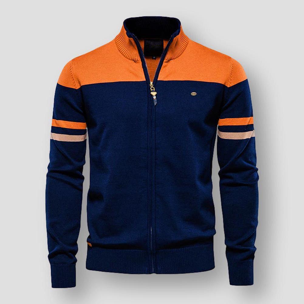 Santo - Herren-Strickjacke mit Zipper