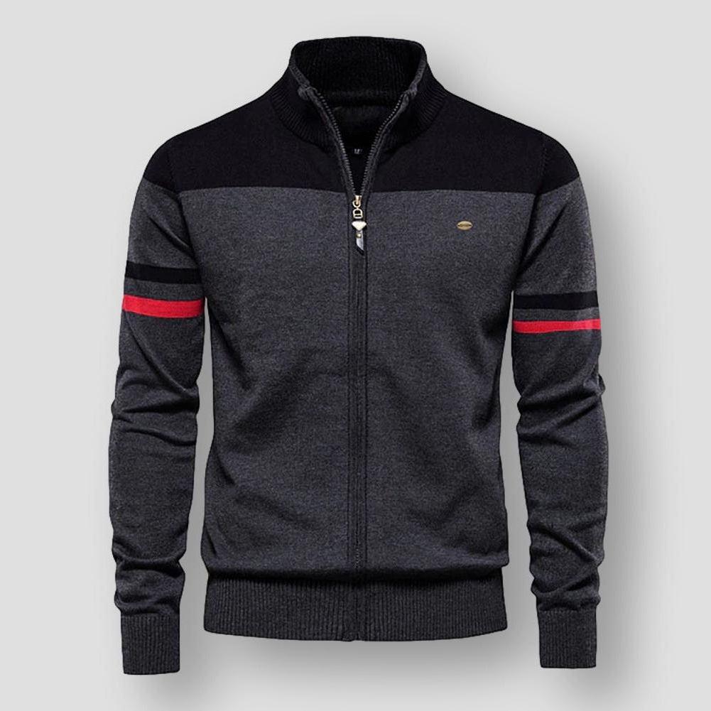 Santo - Herren-Strickjacke mit Zipper