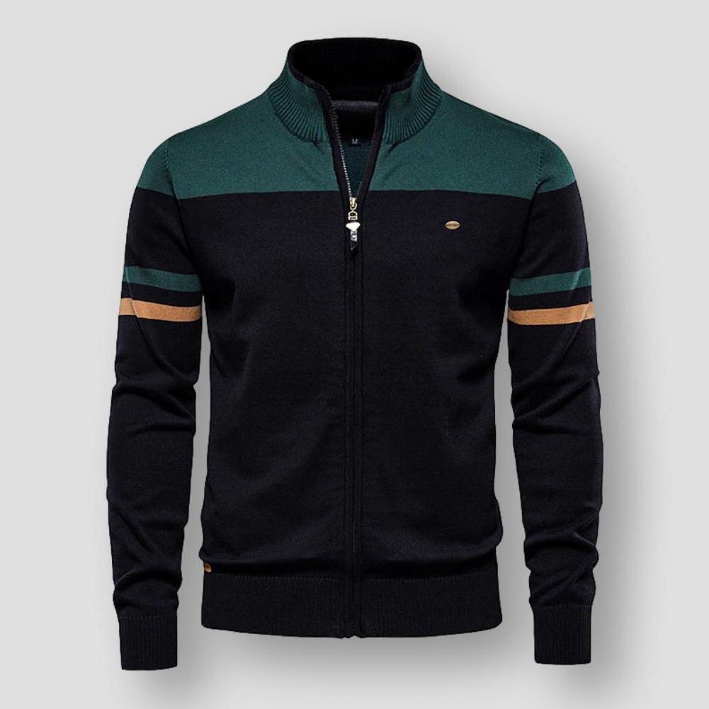 Santo - Herren-Strickjacke mit Zipper
