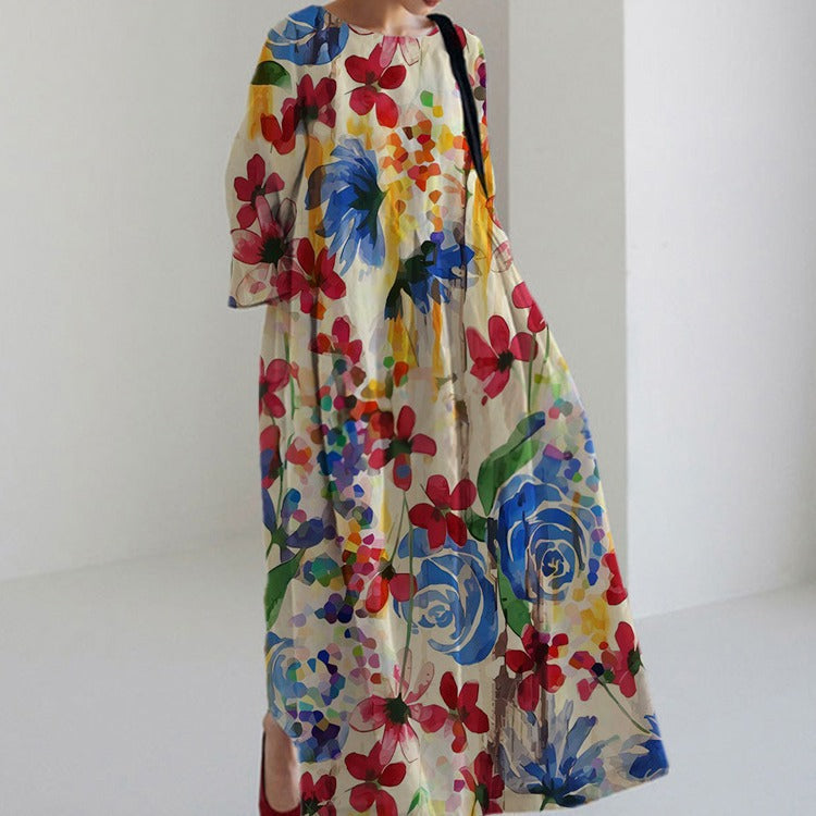 Gemalyn - Summer Print Dress