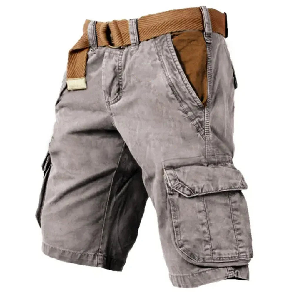 Sommerliche Vintage-Cargo-Shorts für Herren