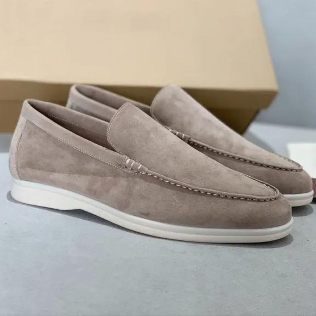 Stefano Luxus-Wildleder-Loafers – Elegante Herrenslipper mit Lederinnensohle
