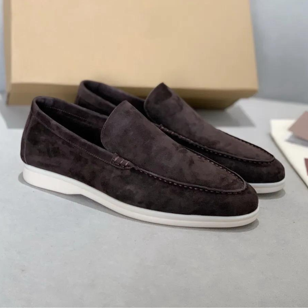 Stefano Luxus-Wildleder-Loafers – Elegante Herrenslipper mit Lederinnensohle