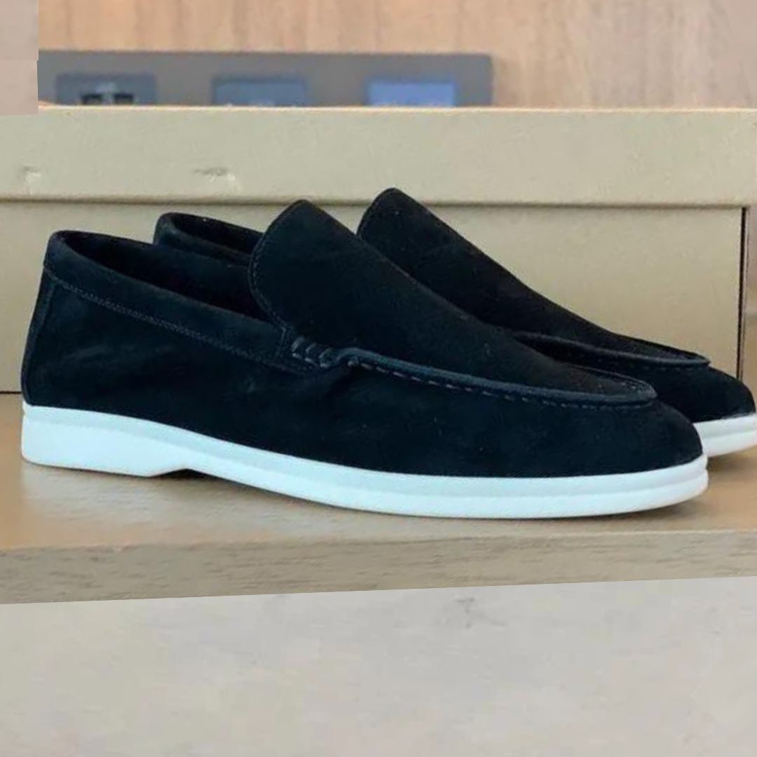Stefano Luxus-Wildleder-Loafers – Elegante Herrenslipper mit Lederinnensohle