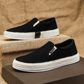 Sportlicher Look – Herren Espadrilles in Schwarz und Weiß