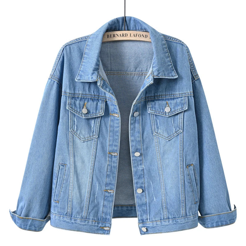 Chelsea - Vintage-Jeansjacke im lässigen Stil