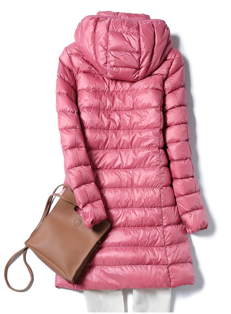 Moderner langer Daunen-Winterparka für Damen | Perfekt für den Winter