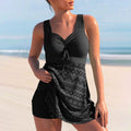 Stilvolles Tankini-Set mit schmeichelndem Rockdesign und unterstützender Passform – Ideal für Strand und Pool