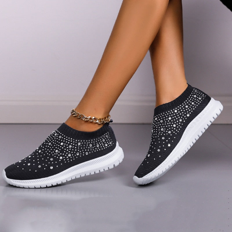 Glitzernde Sneaker-Socken