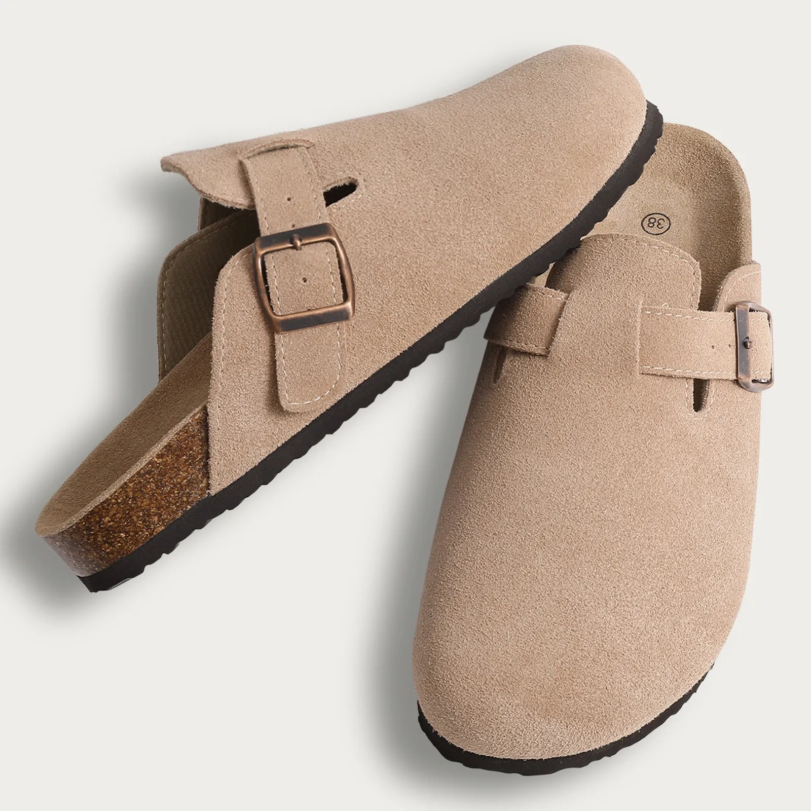 Old Money Herren-Wildlederclogs