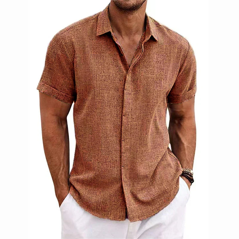 Herren Hawaiihemd mit kurzen Ärmeln | Modell Manfred