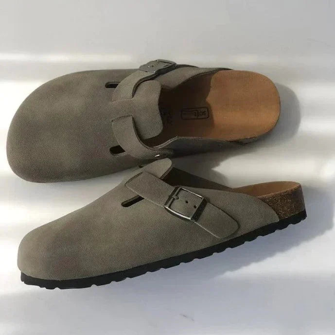 Hochwertige Unisex Leder-Boston-Sandalen: Stil trifft auf Qualität