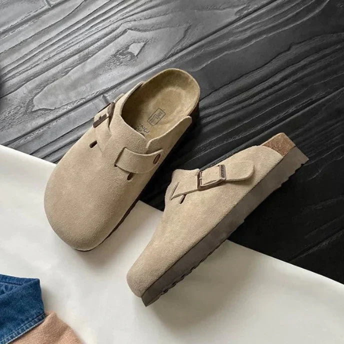 Hochwertige Unisex Leder-Boston-Sandalen: Stil trifft auf Qualität