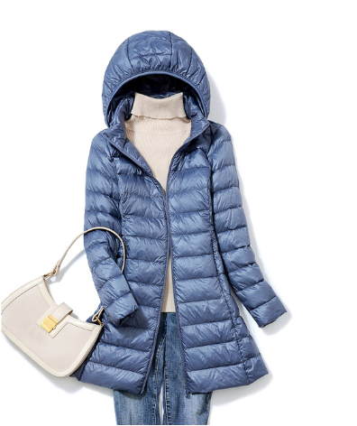 Moderner langer Daunen-Winterparka für Damen | Perfekt für den Winter