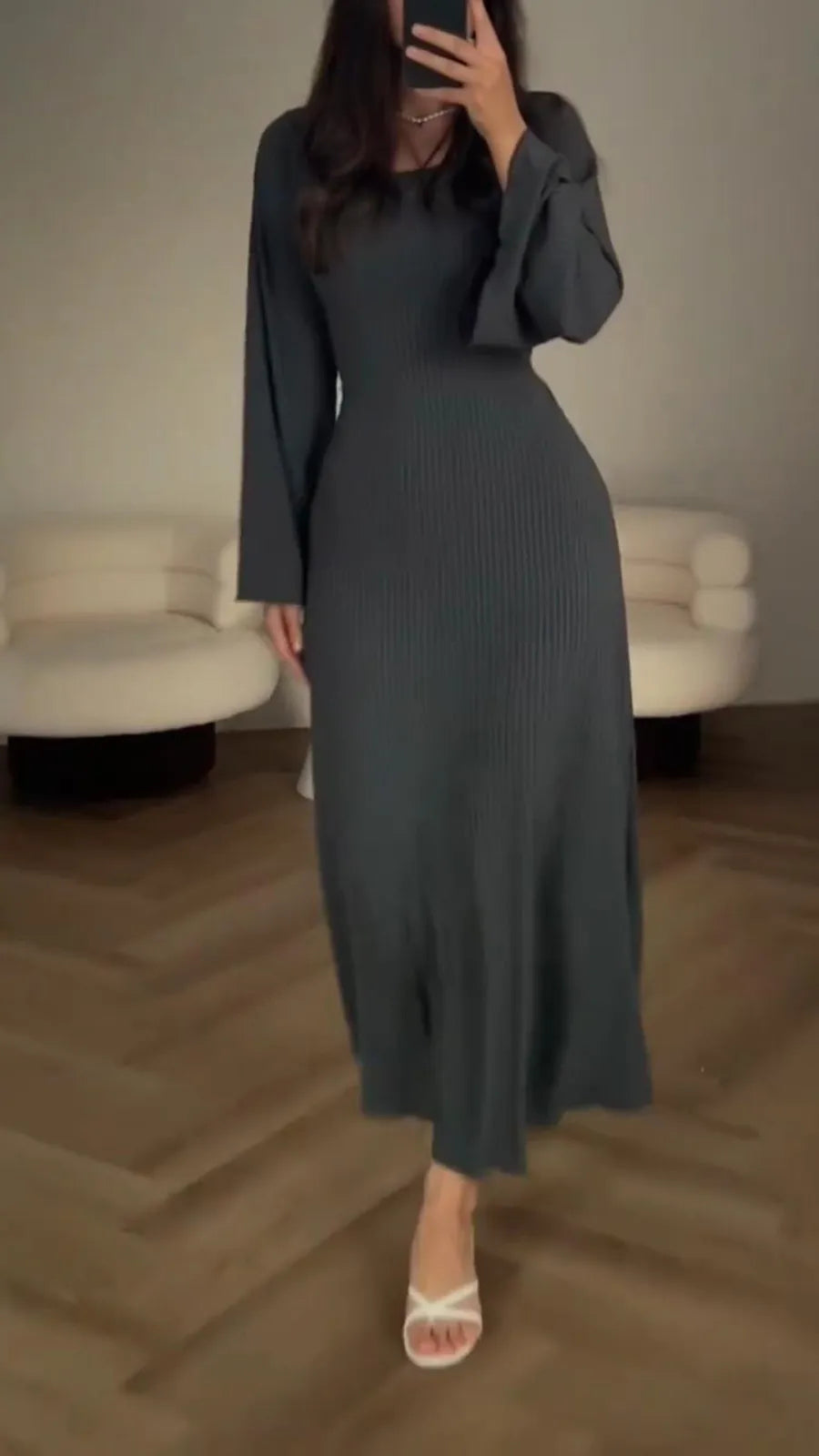 Salma - Stilvolles Bodycon Maxikleid