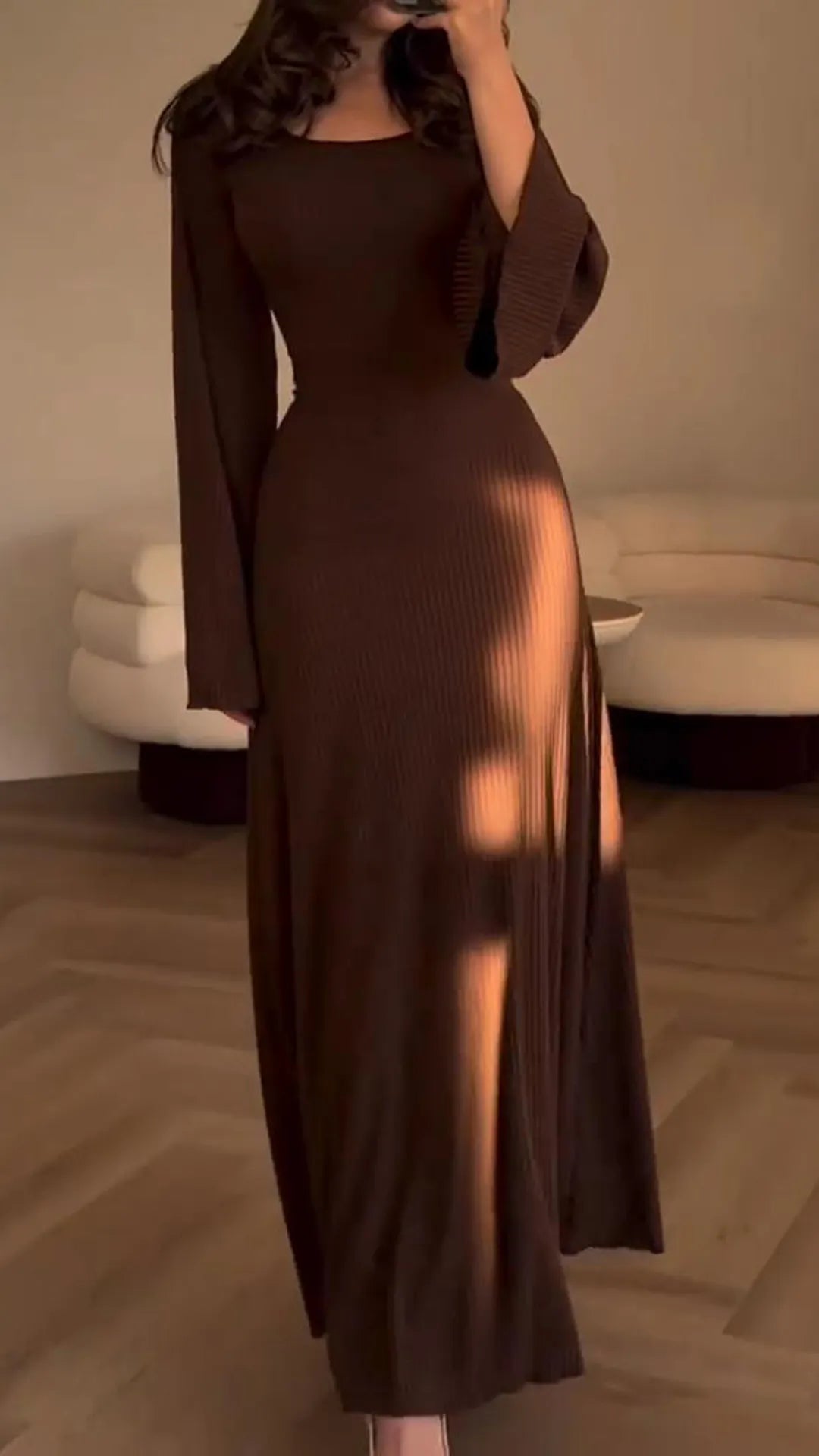 Salma - Stilvolles Bodycon Maxikleid