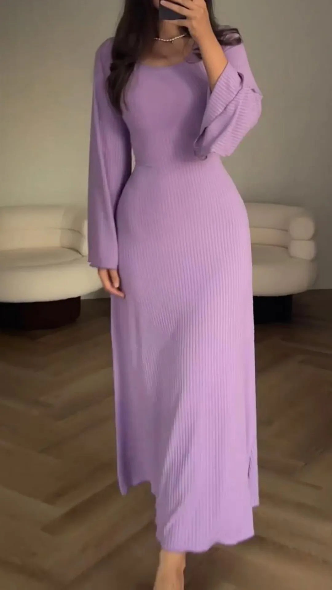 Salma - Stilvolles Bodycon Maxikleid