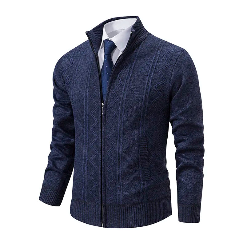 Israel - Herren-Strickjacke mit Reißverschluss
