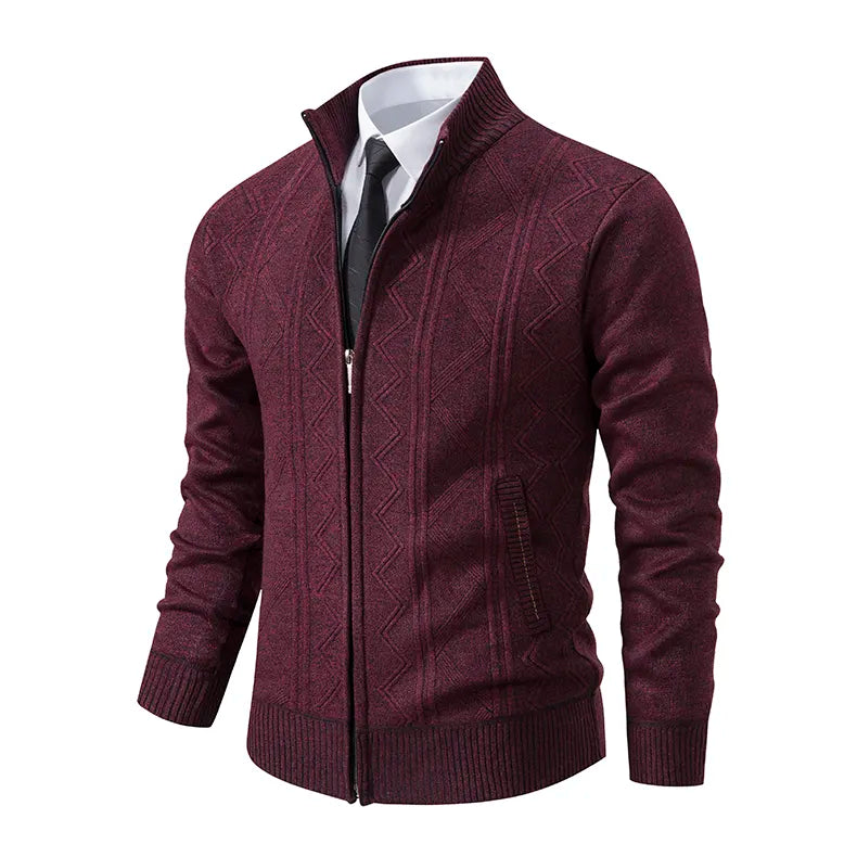 Israel - Herren-Strickjacke mit Reißverschluss