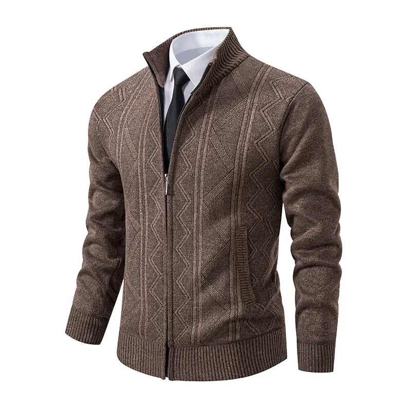 Israel - Herren-Strickjacke mit Reißverschluss