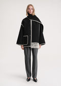 Maja | Warme Jacke mit eingebautem Schal