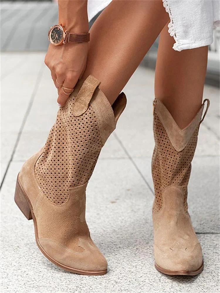 Pam - Atmungsaktive Damen-Cowboystiefel