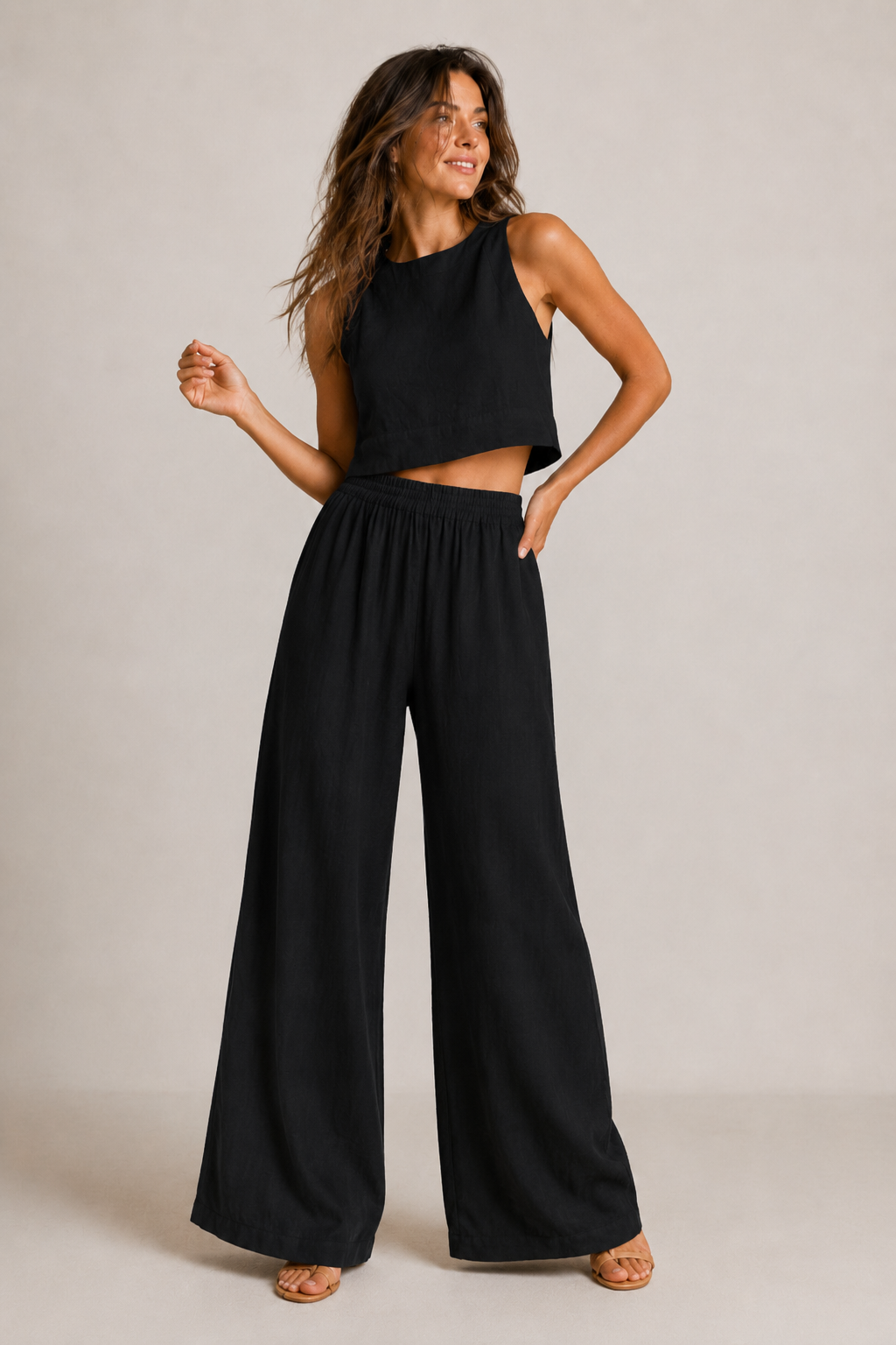 Vera Damen Sommer Set | Baumwollmischung, Lässig & Elegant 1