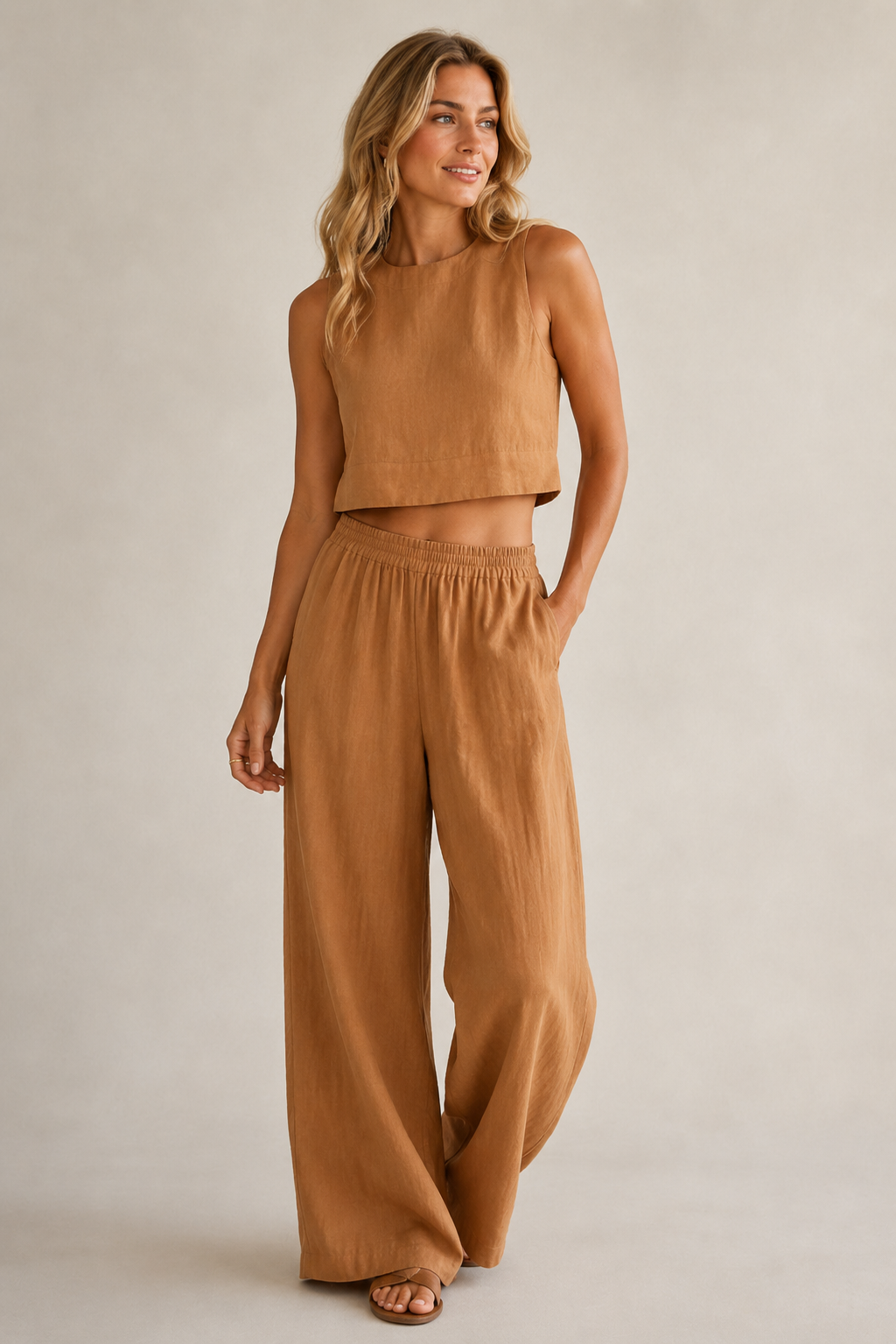 Vera Damen Sommer Set | Baumwollmischung, Lässig & Elegant 2