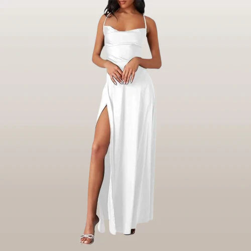 Odessa – Elegant Satin Dress