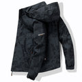 Usher | Wasserdichte Skijacke mit Reißverschluss im sportlichen Design und Buchstabenmuster
