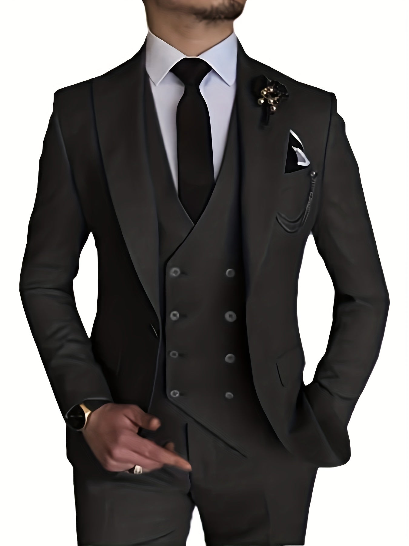 Orson Herrenanzug - Eleganter 3-teiliger Slim Fit