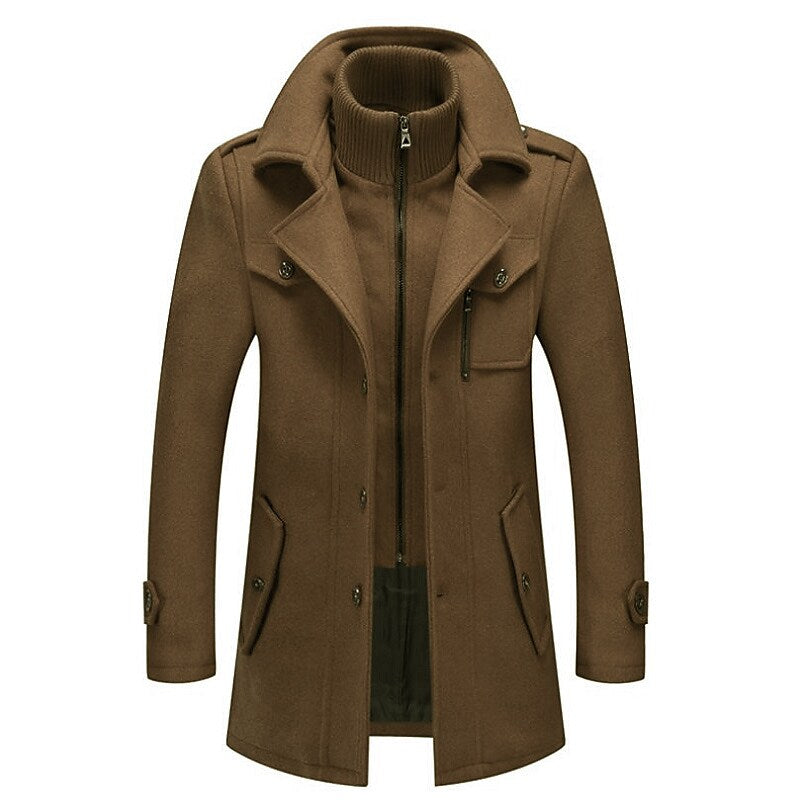Nathan's Winter Elegance Wool Blend Coat