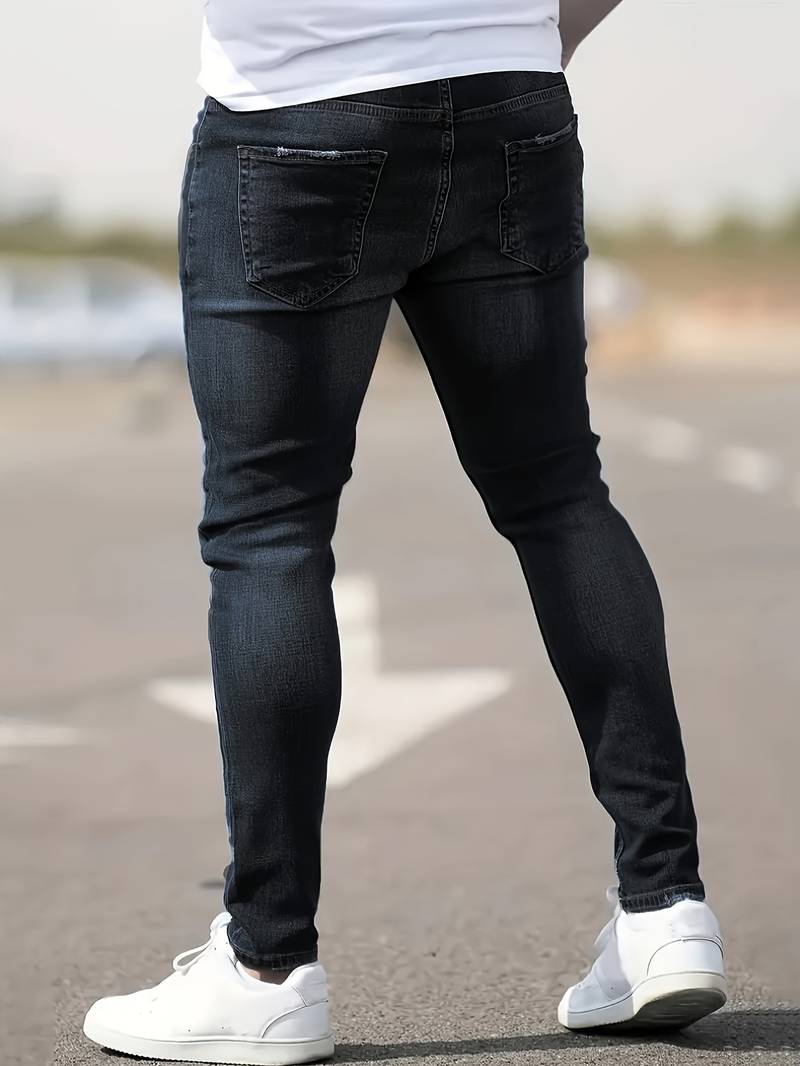 Malcolm – Herren-Jeans im Used-Look