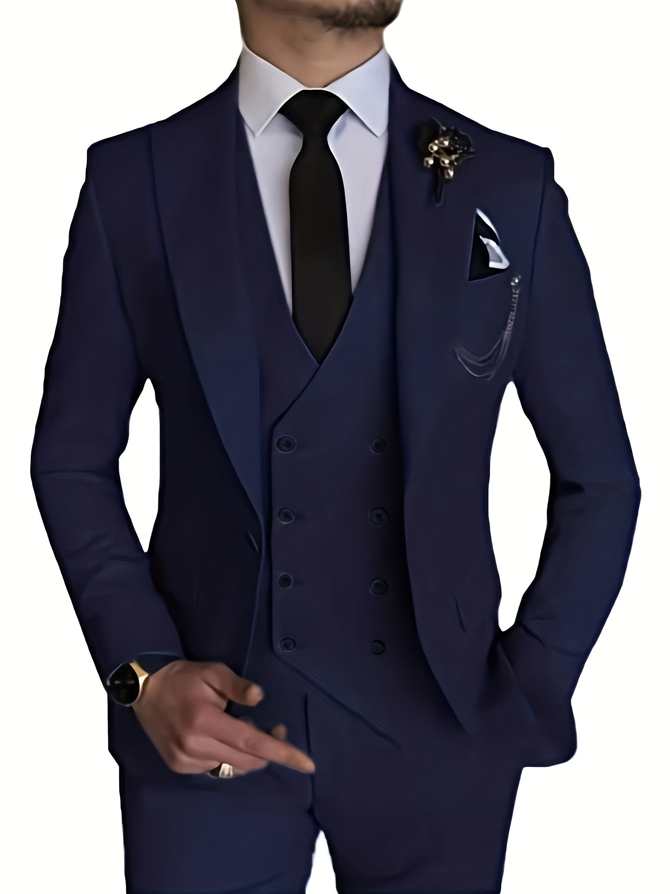 Orson Herrenanzug - Eleganter 3-teiliger Slim Fit