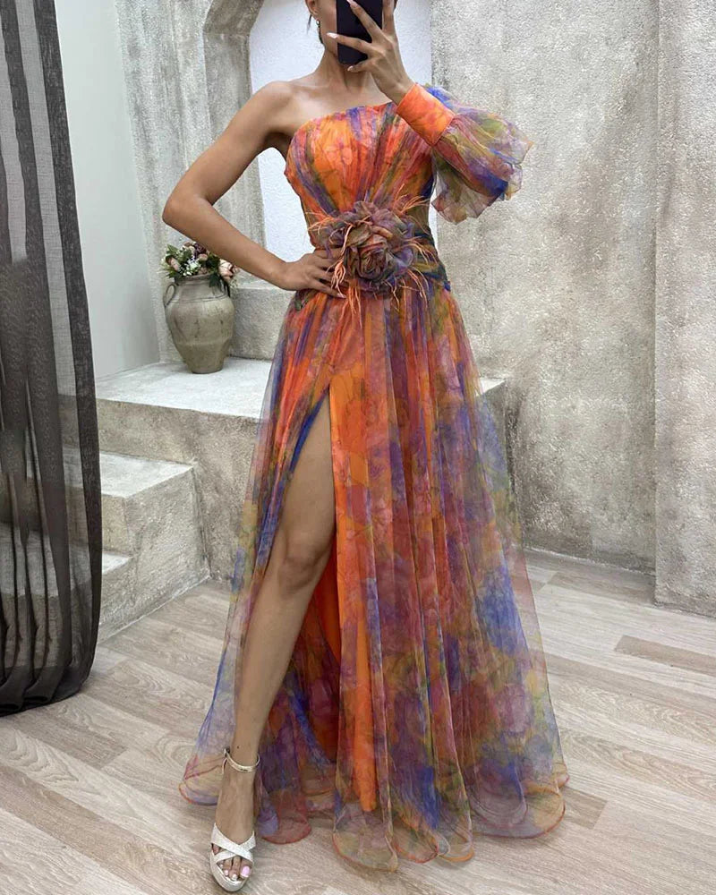 Kimberley - One-Shoulder Party Dress
