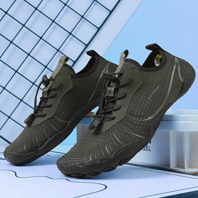Jimmy - Herren Barfußschuhe mit verstellbarer Schnalle, atmungsaktiv, schnell trocknend und rutschfest
