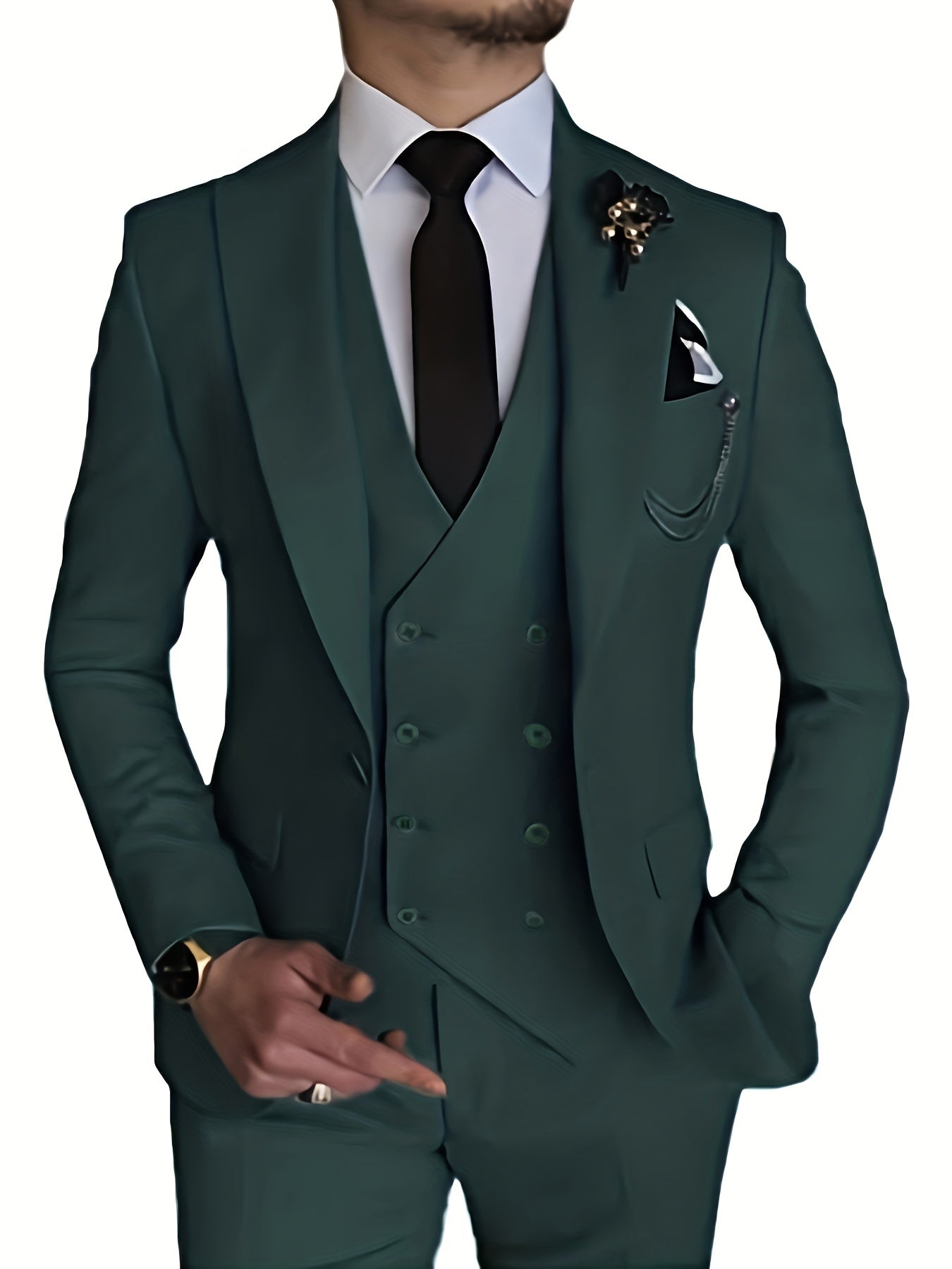 Orson Herrenanzug - Eleganter 3-teiliger Slim Fit