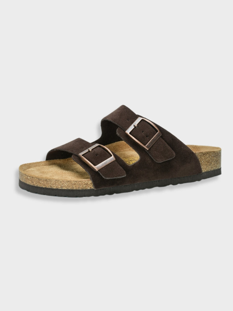 Old Money Arizona Wildleder-Herrensandalen