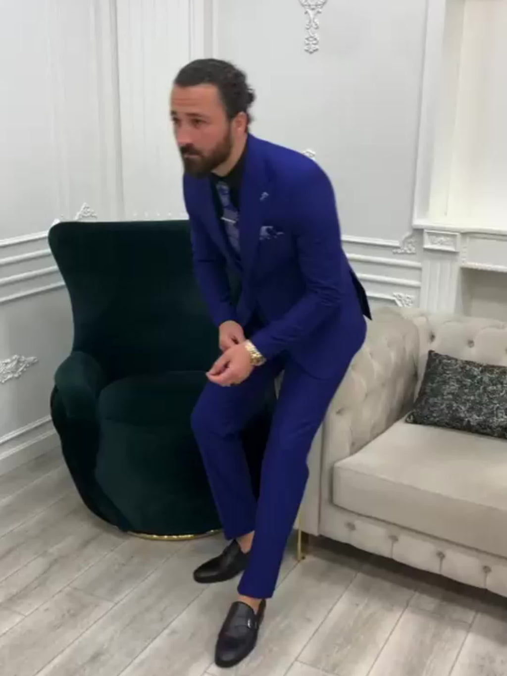 Orson Herrenanzug - Eleganter 3-teiliger Slim Fit