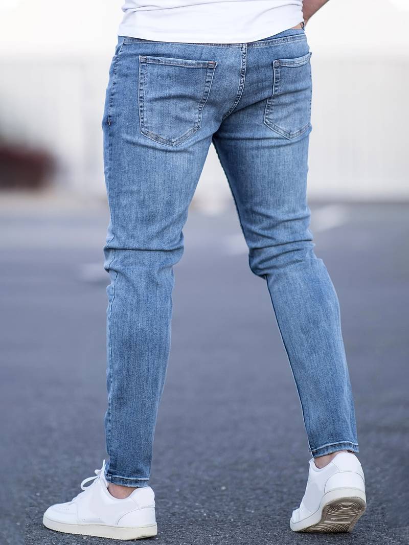 Malcolm – Herren-Jeans im Used-Look