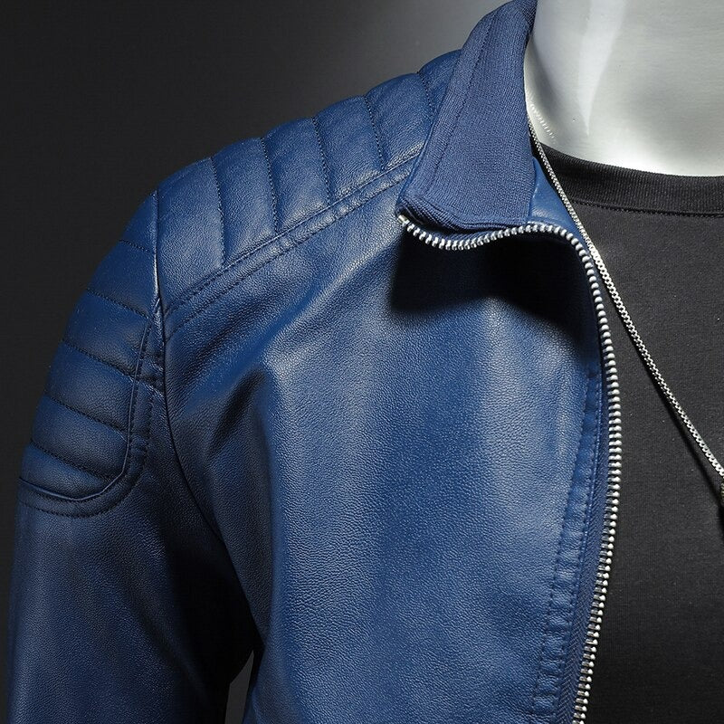 Stilvolle Herren-Lederjacke mit Taschen | Ideal für den täglichen Gebrauch