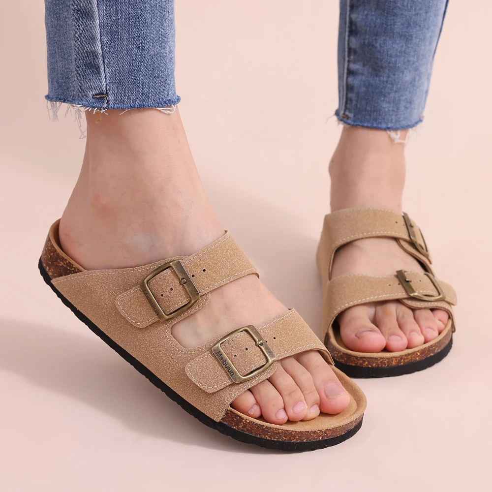 Orthopädische Sandalen mit Kork-Innensohle