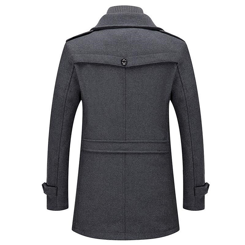 Nathan's Winter Elegance Wool Blend Coat