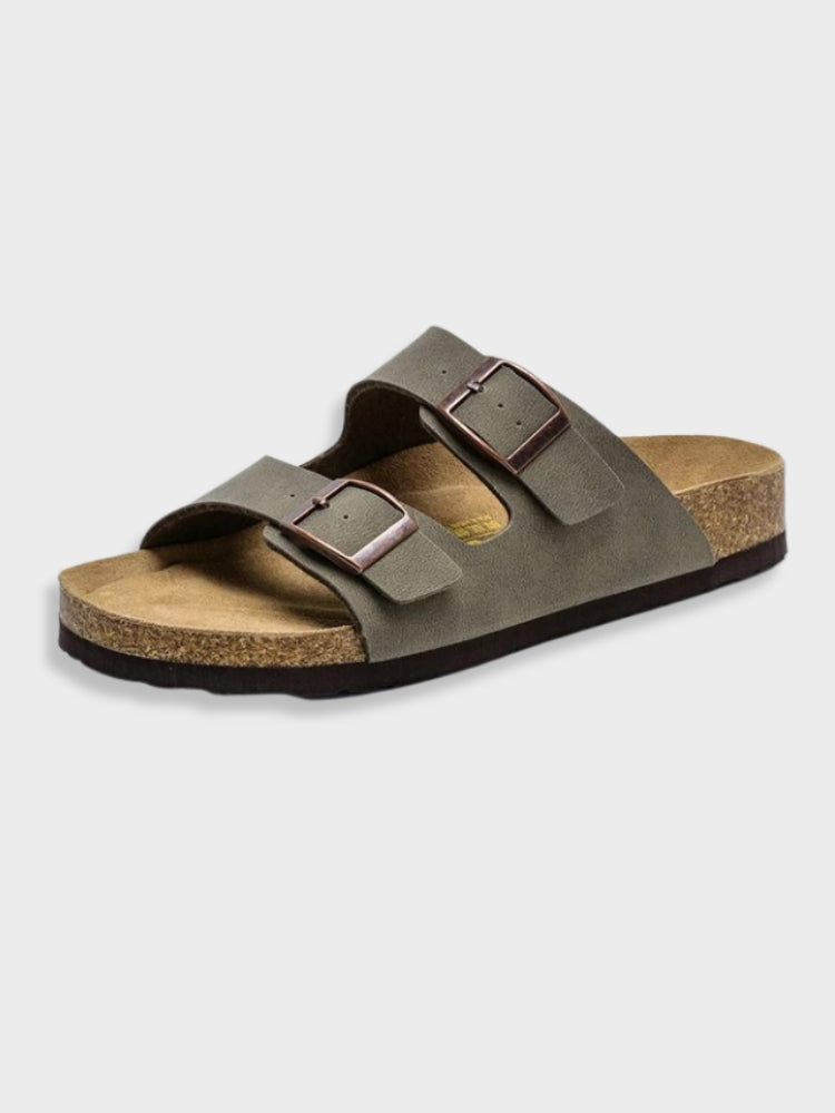 Old Money Arizona Wildleder-Herrensandalen
